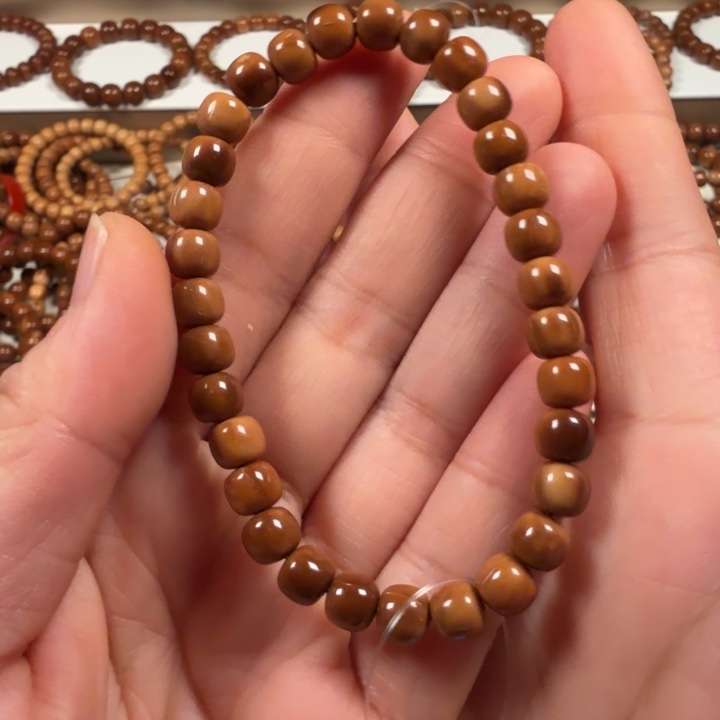 手串库克库克菩提6*7老型珠有冰裂纹介意者慎拍