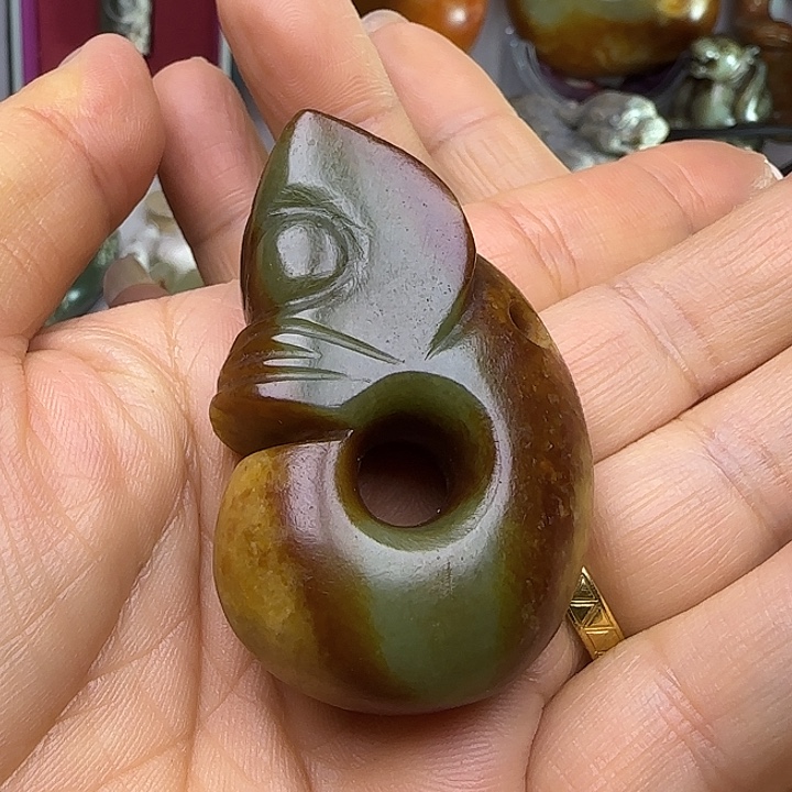 千***行和田玉未镶嵌吊坠(不含链)