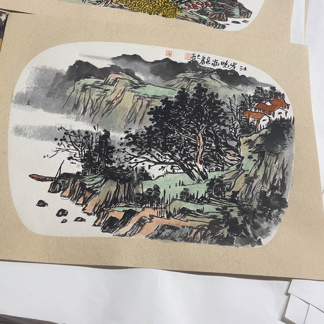 姜奇老师山水作品