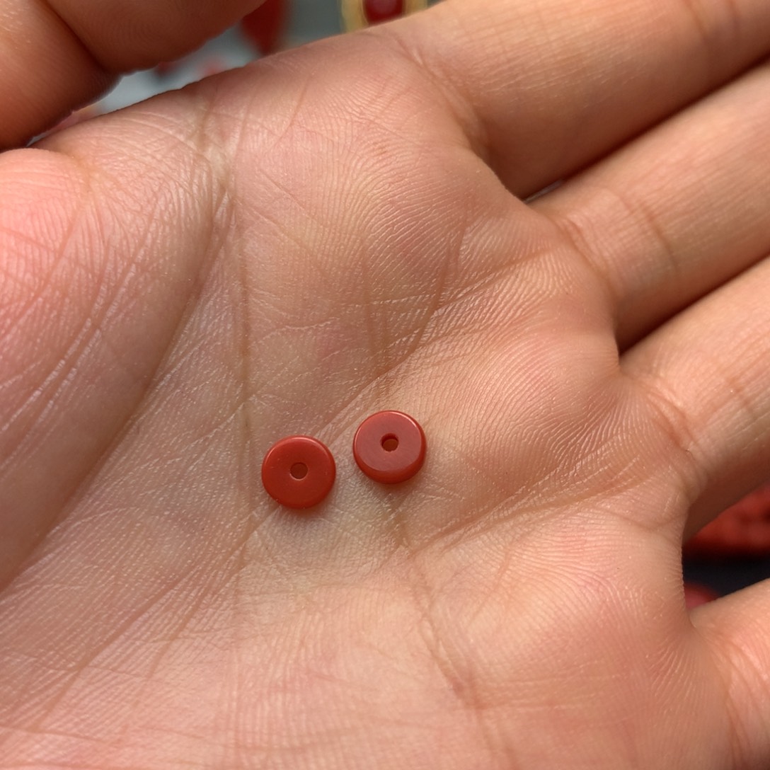 南红玛瑙隔片未镶嵌