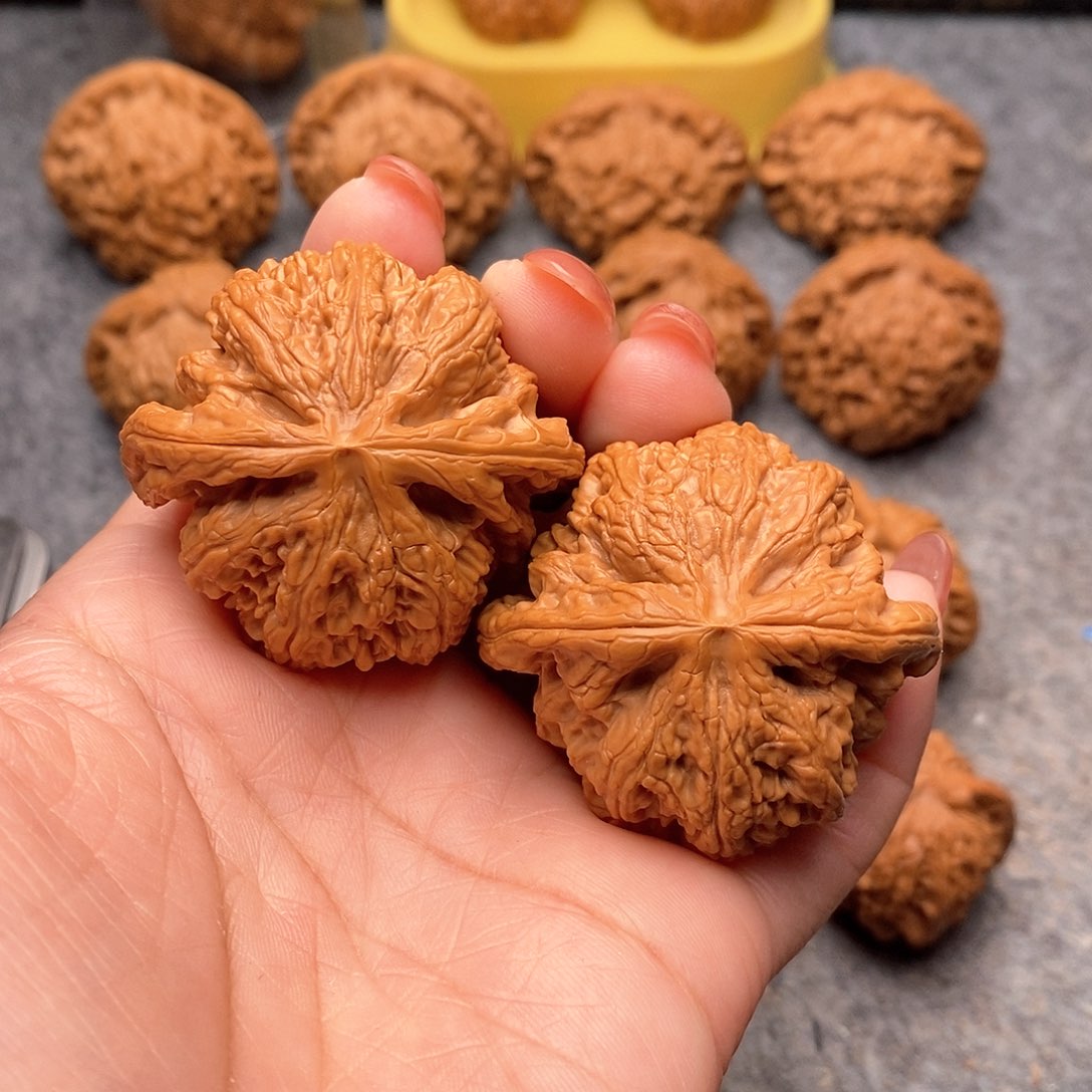 文玩核桃把件散*精品大粗筋45