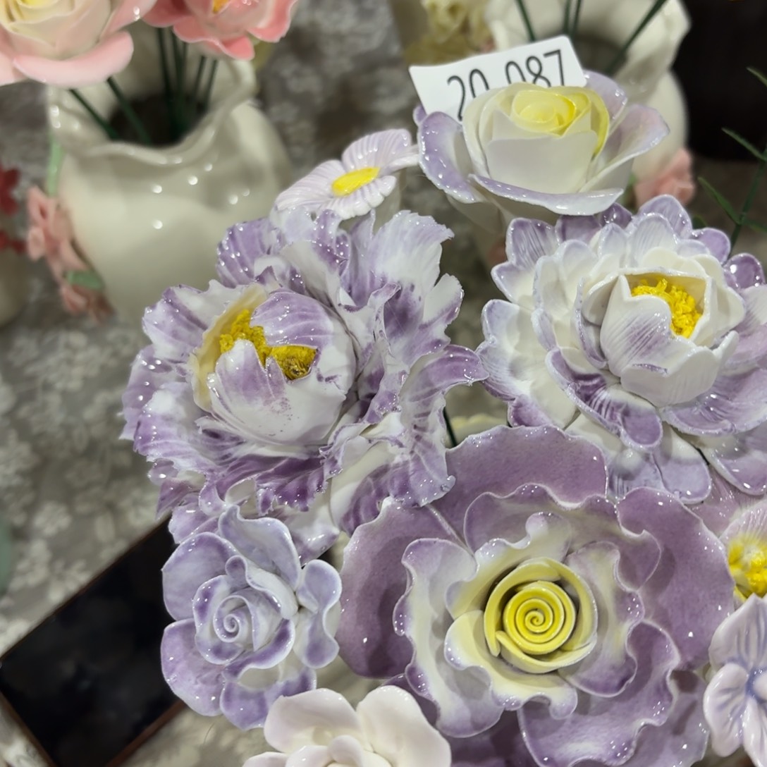 陶瓷花，20元发货，退款拉黑2087