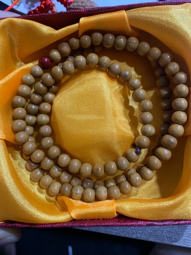 野生桃木珠108颗可挂车上可做适合走夜路等场景0.6桃木珠