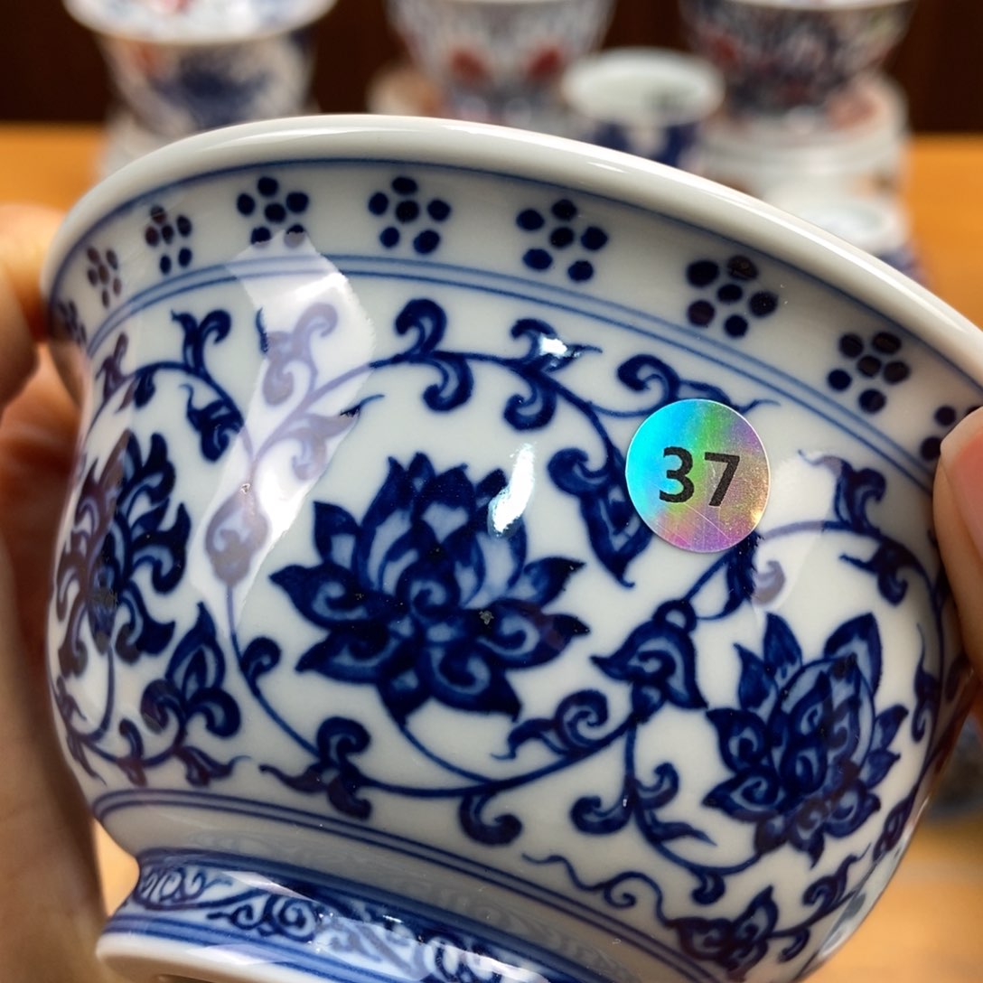 手绘现代茶具非古董