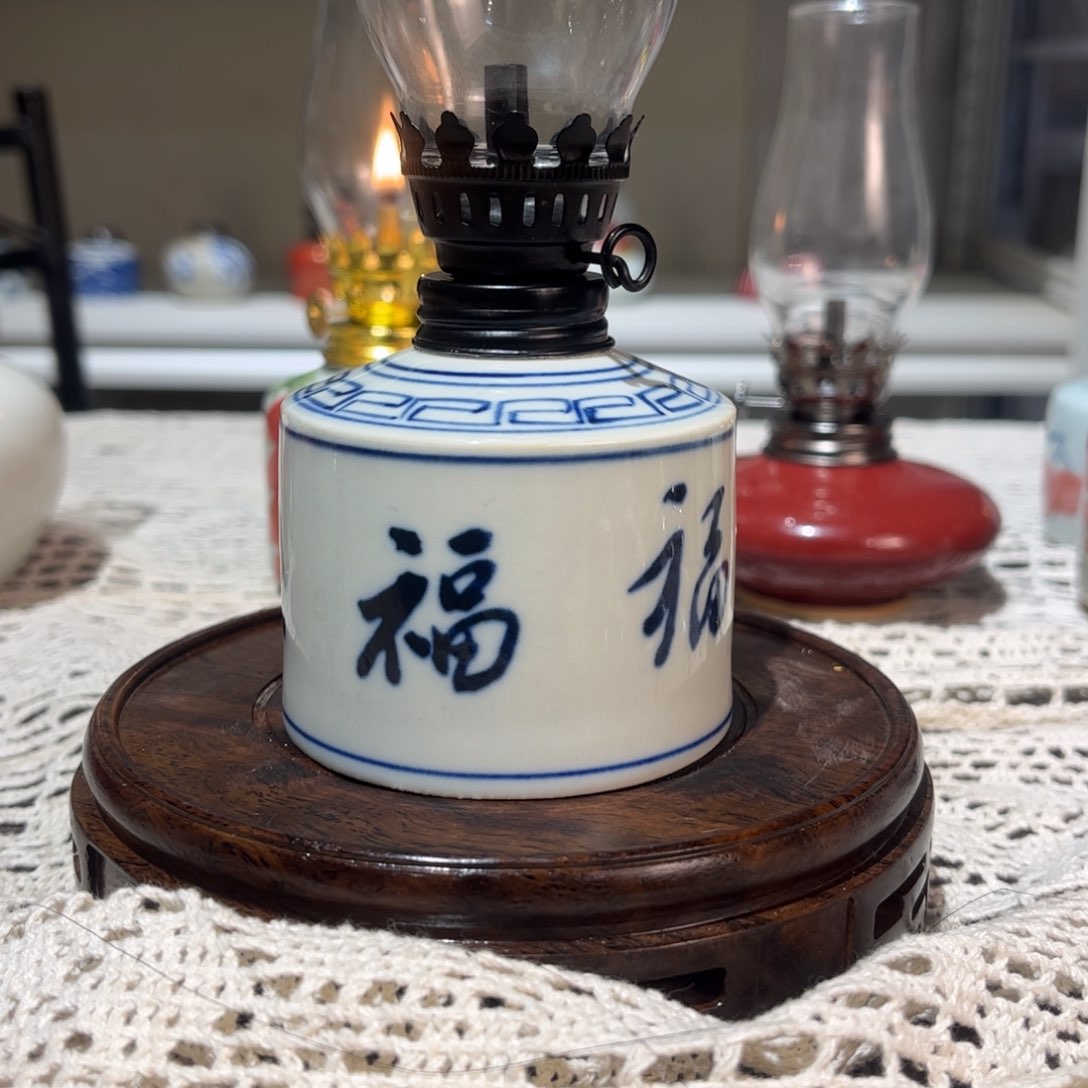 摆件景德镇陶瓷香薰灯