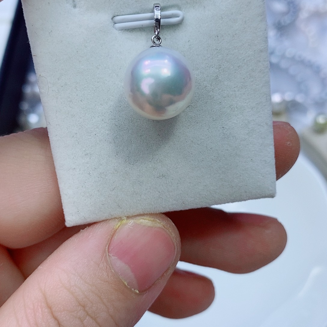 海水珍珠18K金镶嵌颈饰