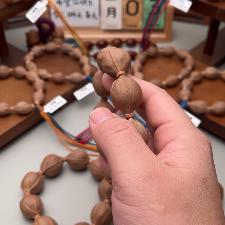 看***瞧橄榄核手串/手链梅林铁核