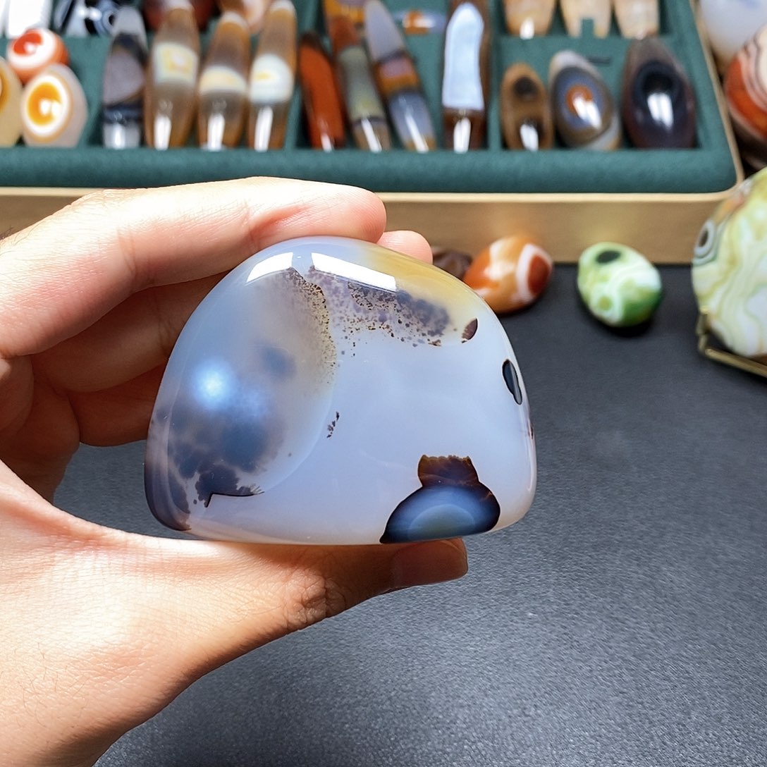 未镶嵌三毛玛瑙/玉髓