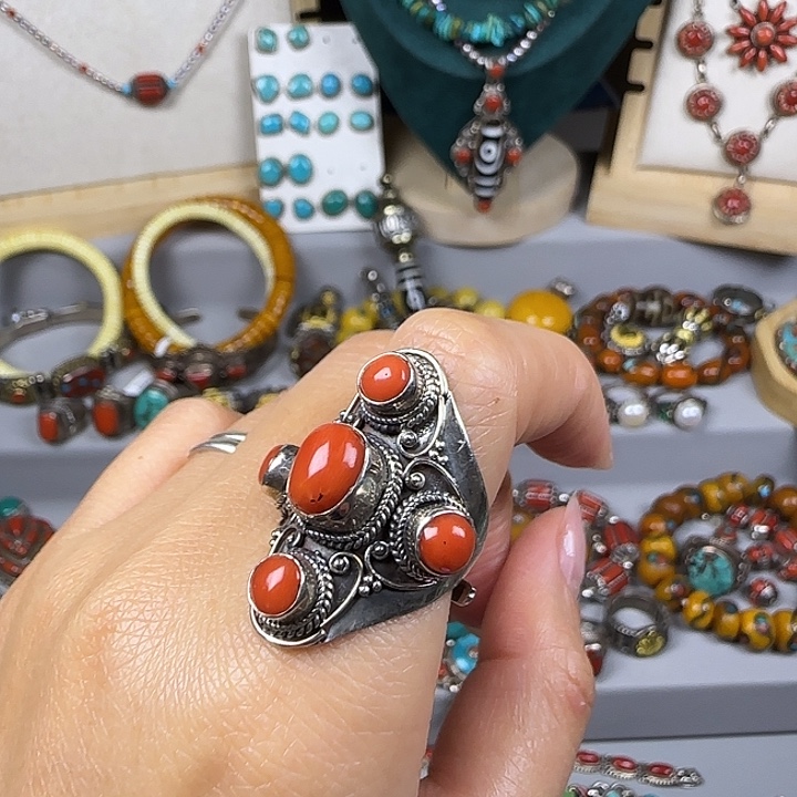 杨***杨吊坠925银藏地密码戒指