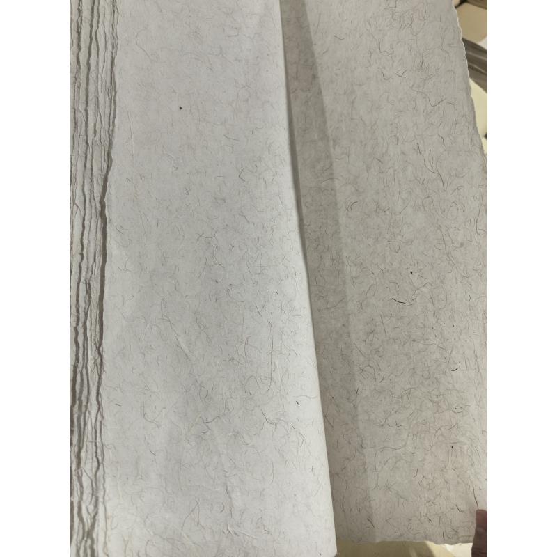 纯手工楮皮云龙皮纸麻纸 小六尺61*180cm 一刀50张 半生半熟