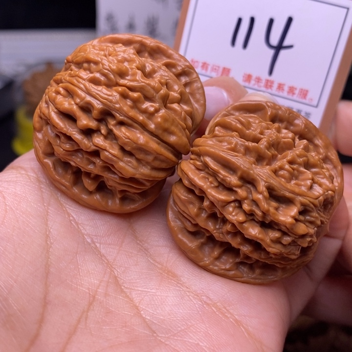 文玩核桃把件42四座楼114