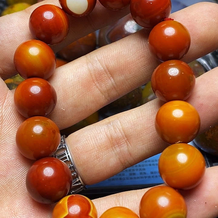 好***五玛瑙/玉髓未镶嵌颈饰