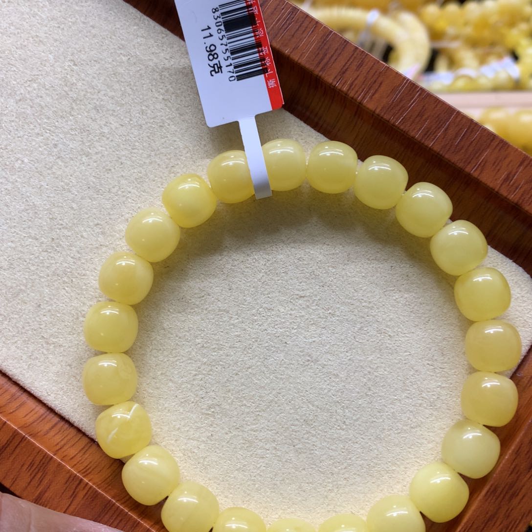 蜜蜡手链未镶嵌蜜蜡