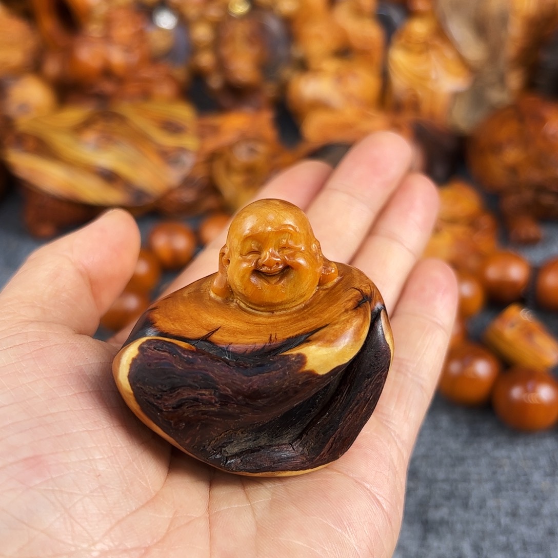 柏木太行崖柏坨子弥勒