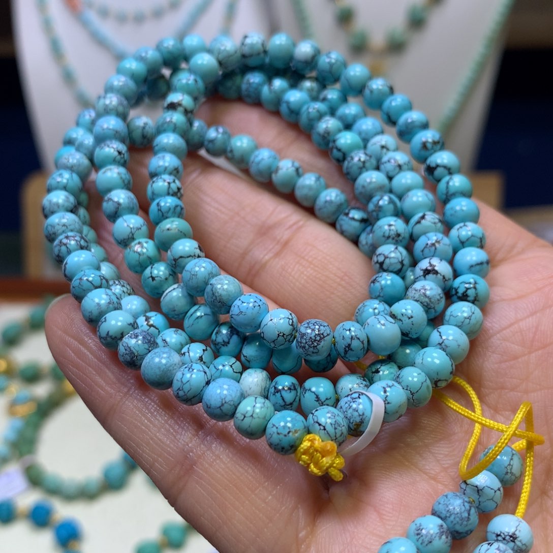 绿松石未镶嵌项链