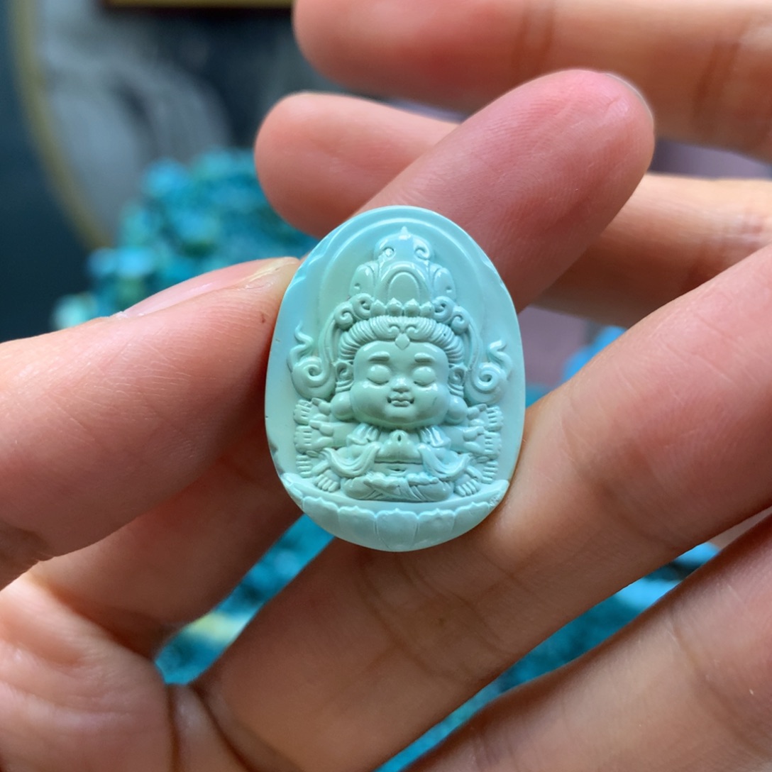 绿松石吊坠未镶嵌