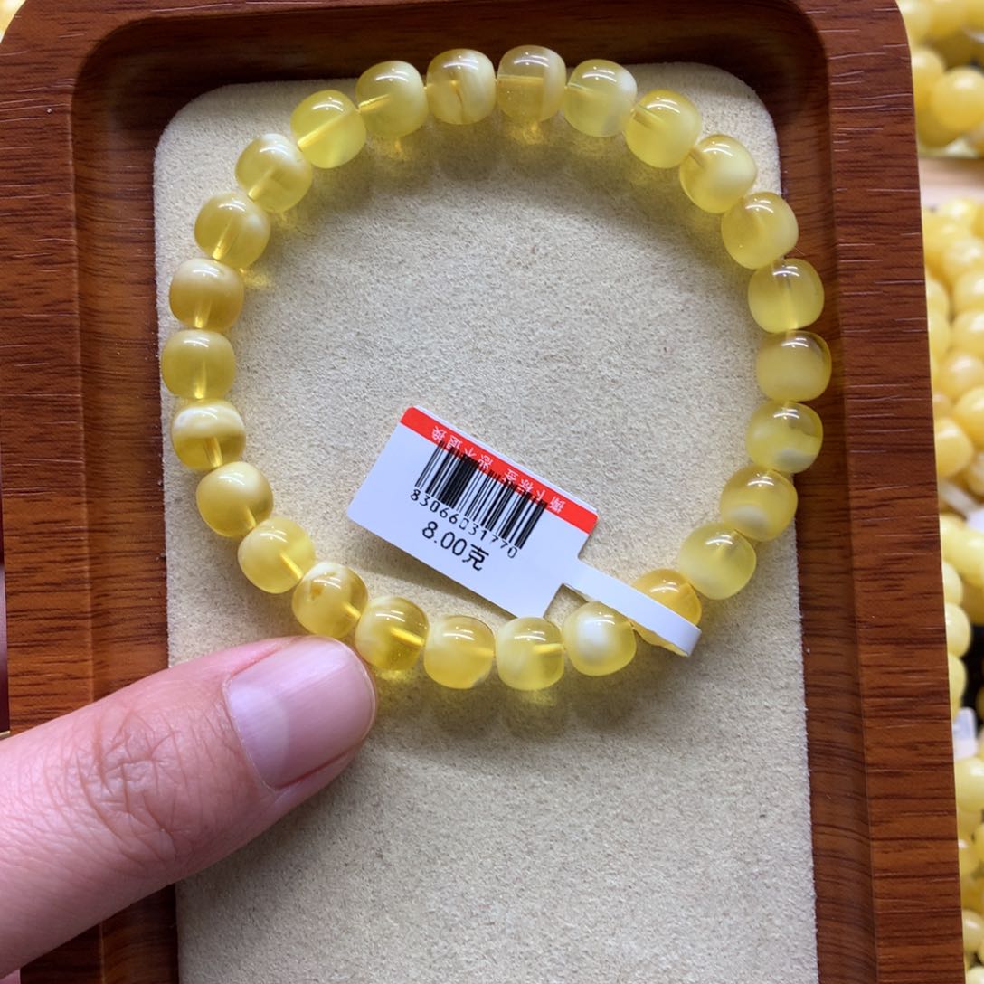 蜜蜡手链未镶嵌蜜蜡