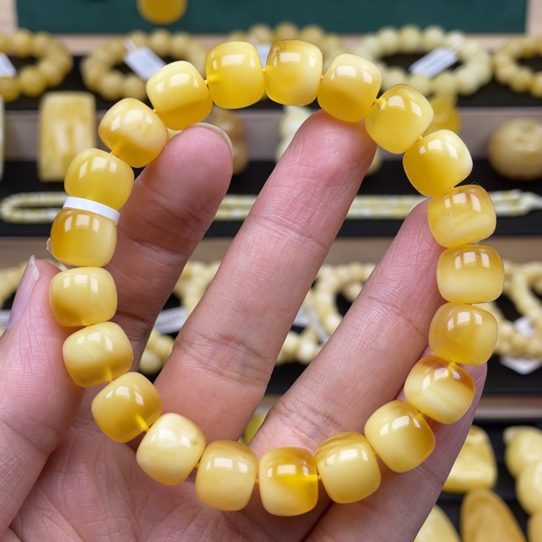 琥珀裸石未镶嵌琥珀蜜蜡