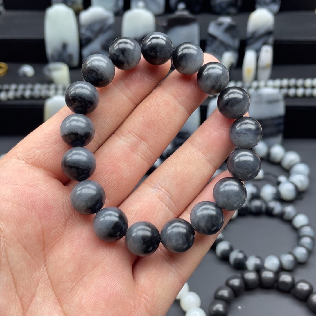 和田玉手串未镶嵌