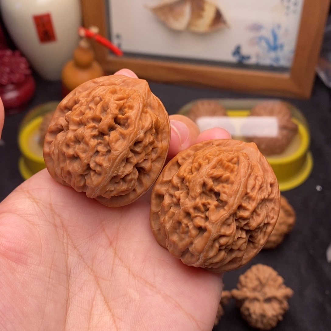 文玩核桃把件38凤凰台