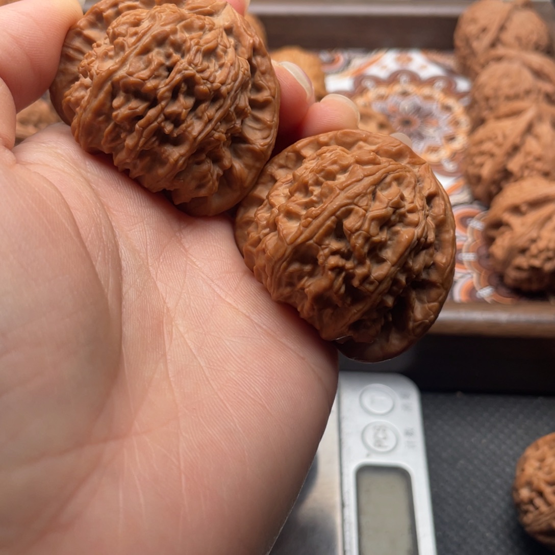 思***家手串/手链核桃白狮子44尺