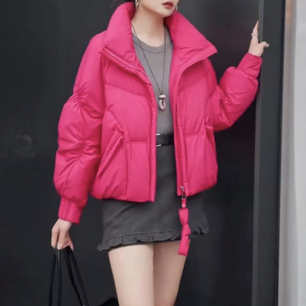 温柔家洋气桃心时尚羽绒服