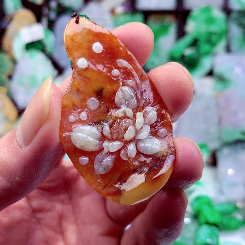 【闪购商品】翡翠颈饰未镶嵌挂件