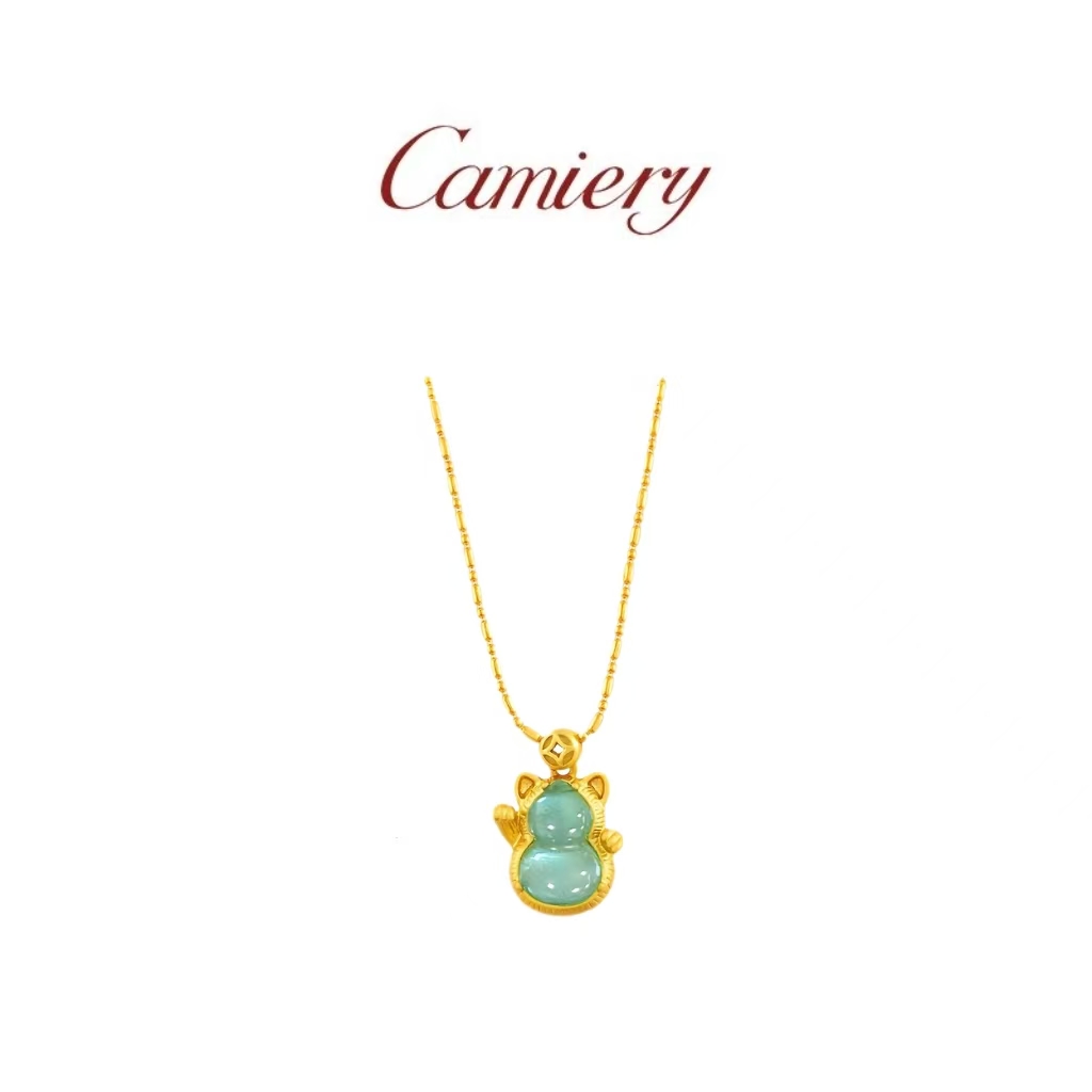 【小可爱专享】 CAMIERY/卡美瑞 新中式时尚轻奢招财猫项链