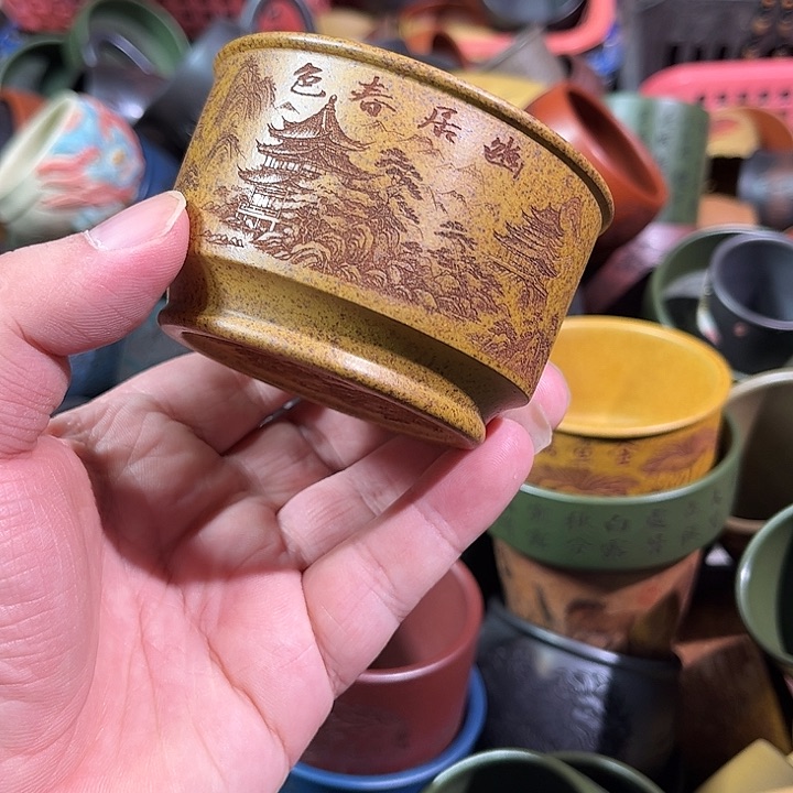 茶杯紫砂全手工紫砂主人杯