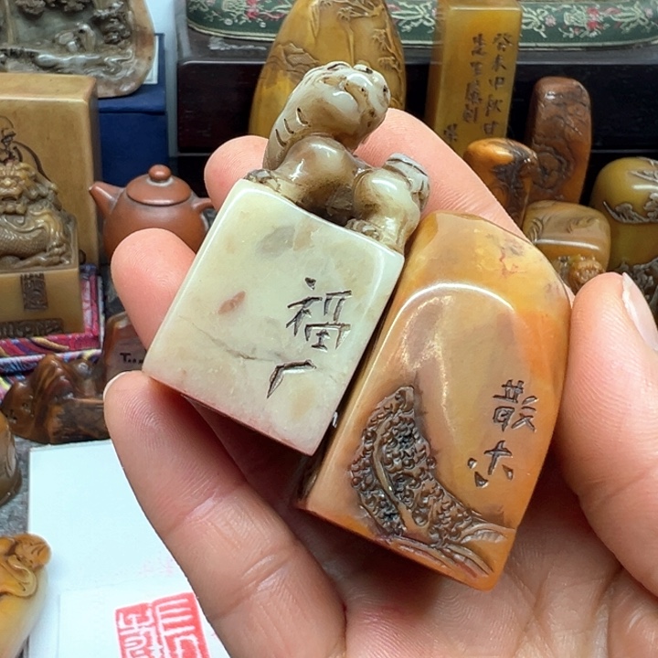 螺***民印石昌化石手工制作工艺精湛