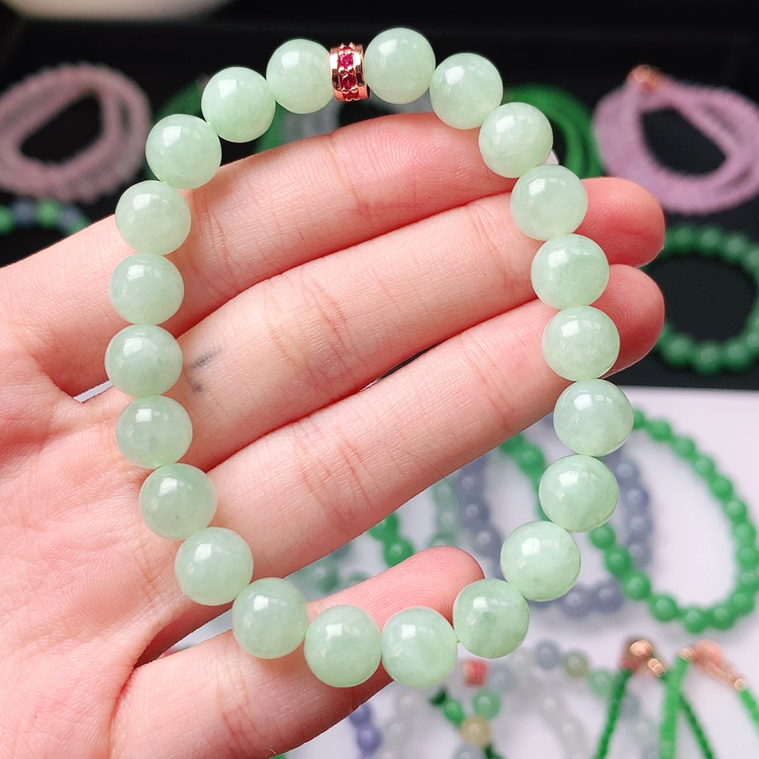 未镶嵌手链翡翠翡翠