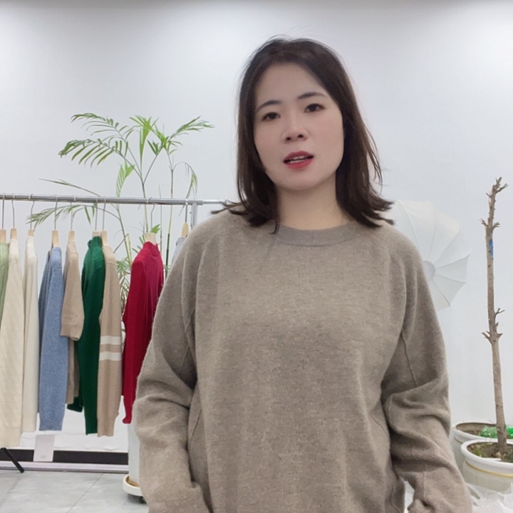 紫绒色135斤内纯山羊绒