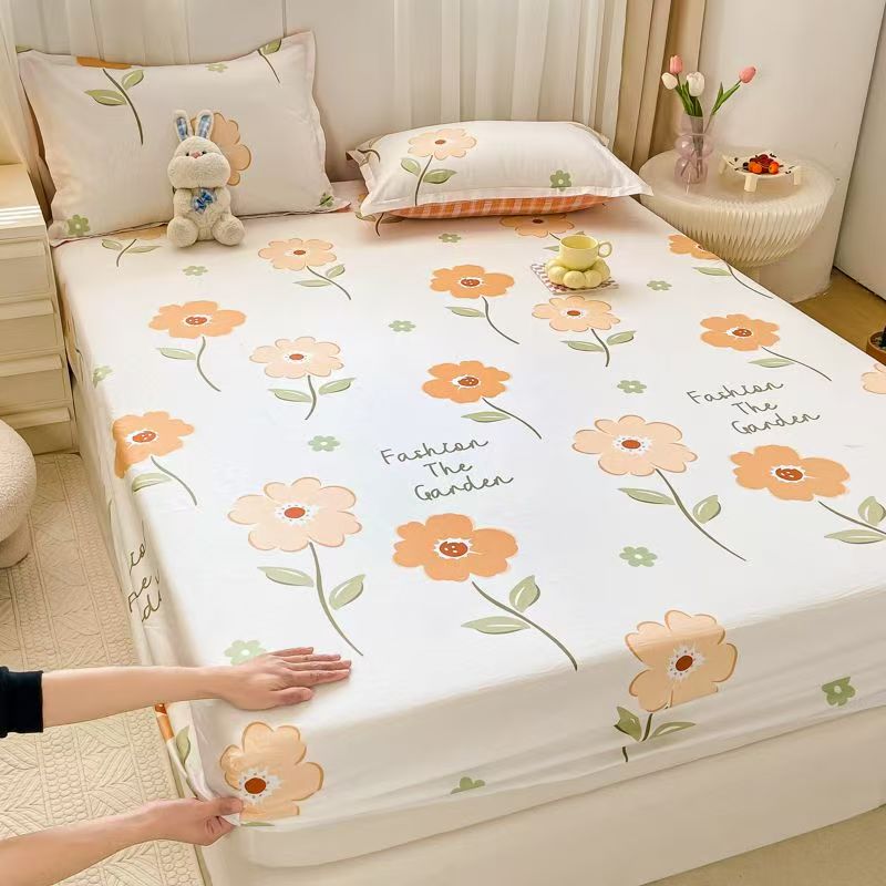 90/200纯棉斜纹棉床笠床套罩防滑床