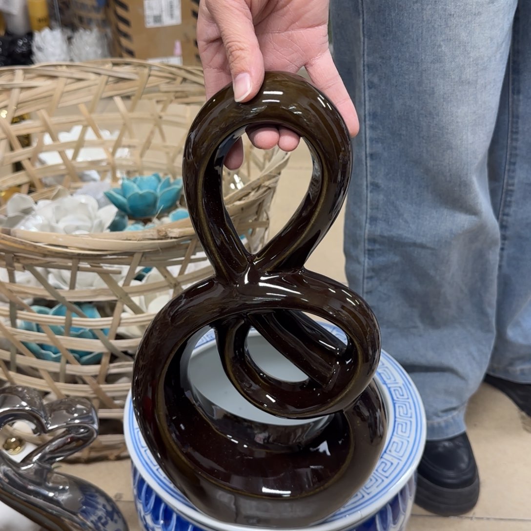 b***l瓷片陶瓷工艺花瓶摆件