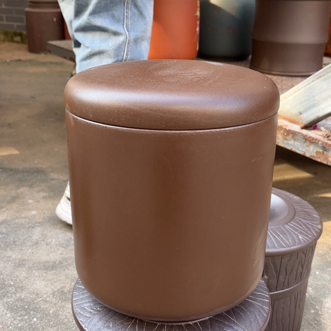 茶叶罐紫砂8饼茶叶罐