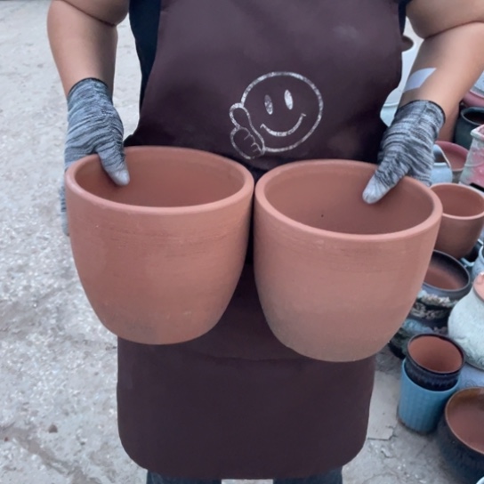 紫砂花盆口19高17正品正品