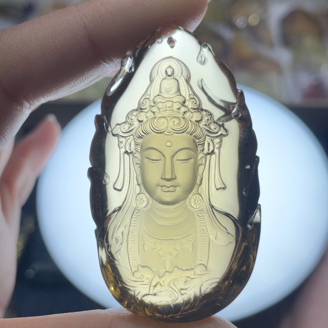 水晶颈饰未镶嵌定制