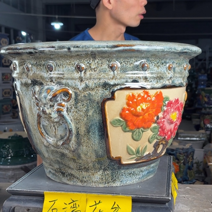 一风堂石湾花盆 内31*25