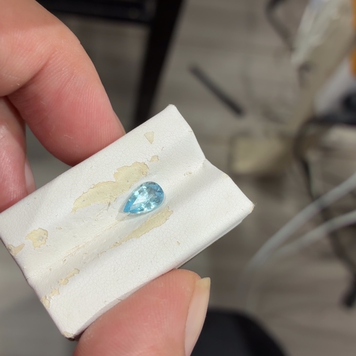 海蓝宝石裸石裸石94.5分