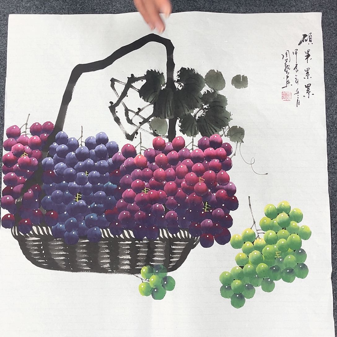 国画宣纸国画纯手绘作品