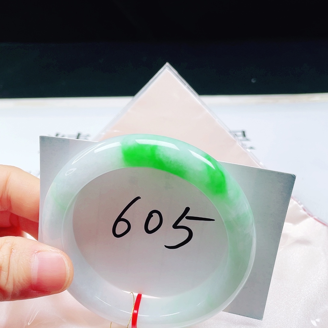 翡翠未镶嵌手镯58➕圈口