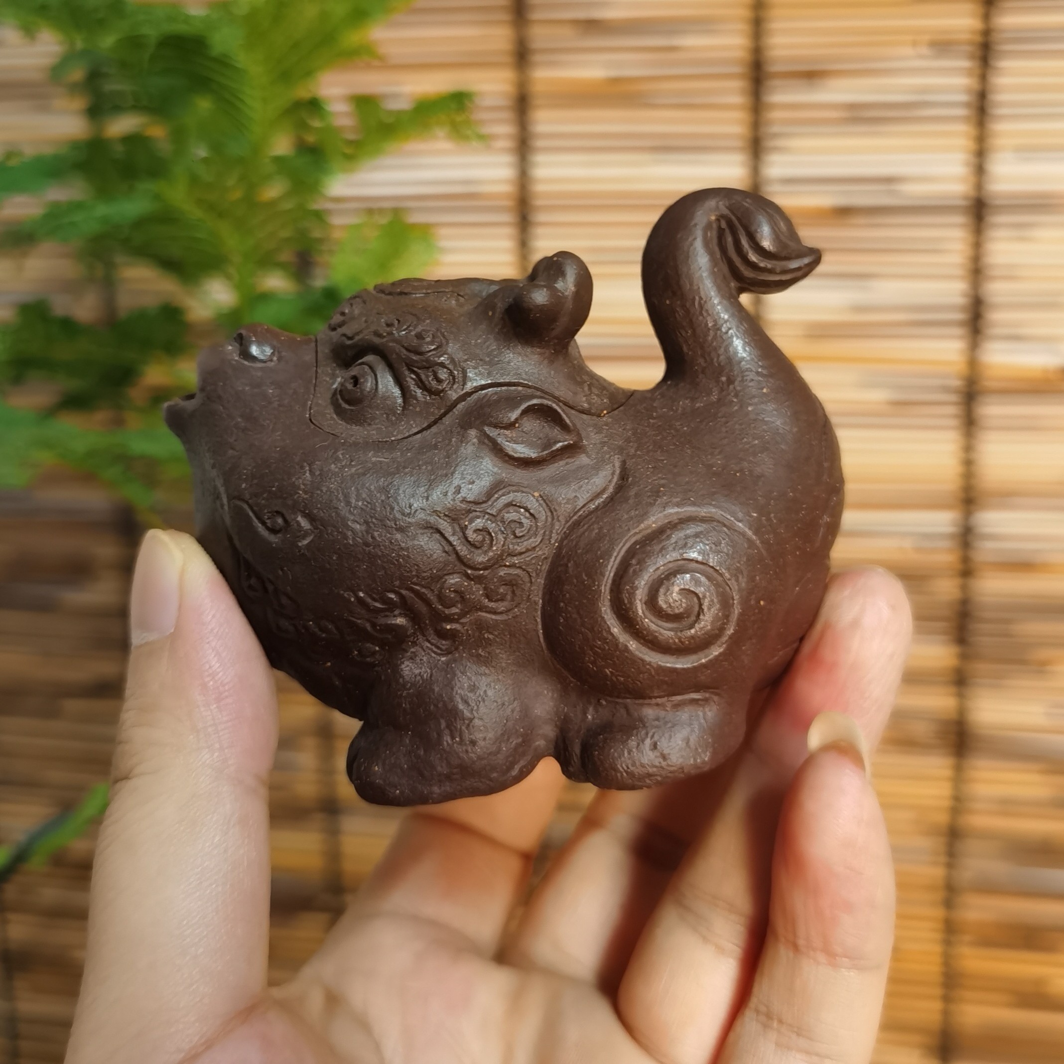 紫砂壶 貔犰壶 容量90cc