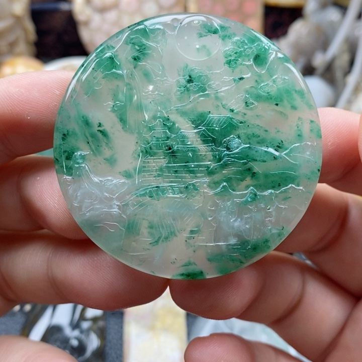石英质玉颈饰未镶嵌