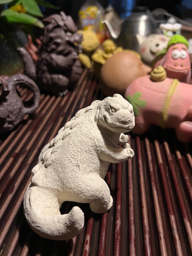 搞怪龙紫砂茶可爱丑萌