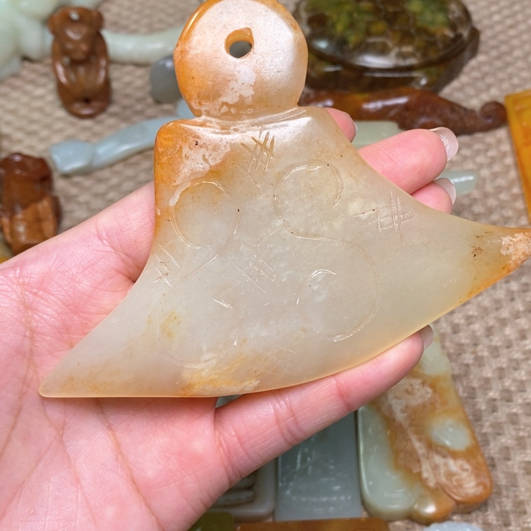 白玉菩提吊坠白玉菩提白玉菩提摆件