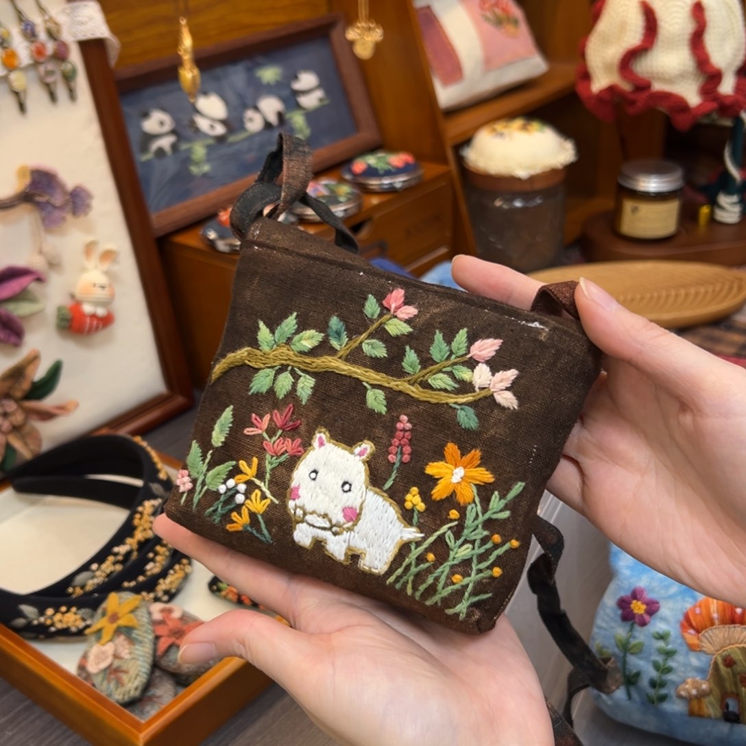 塑料钩织刺绣手工包包玩偶居家用品