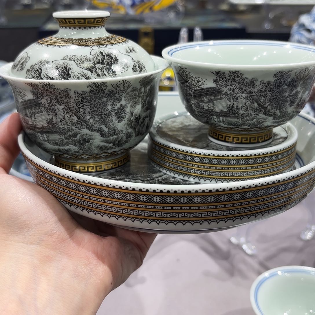 瓷片景德镇瓷器艺术半手