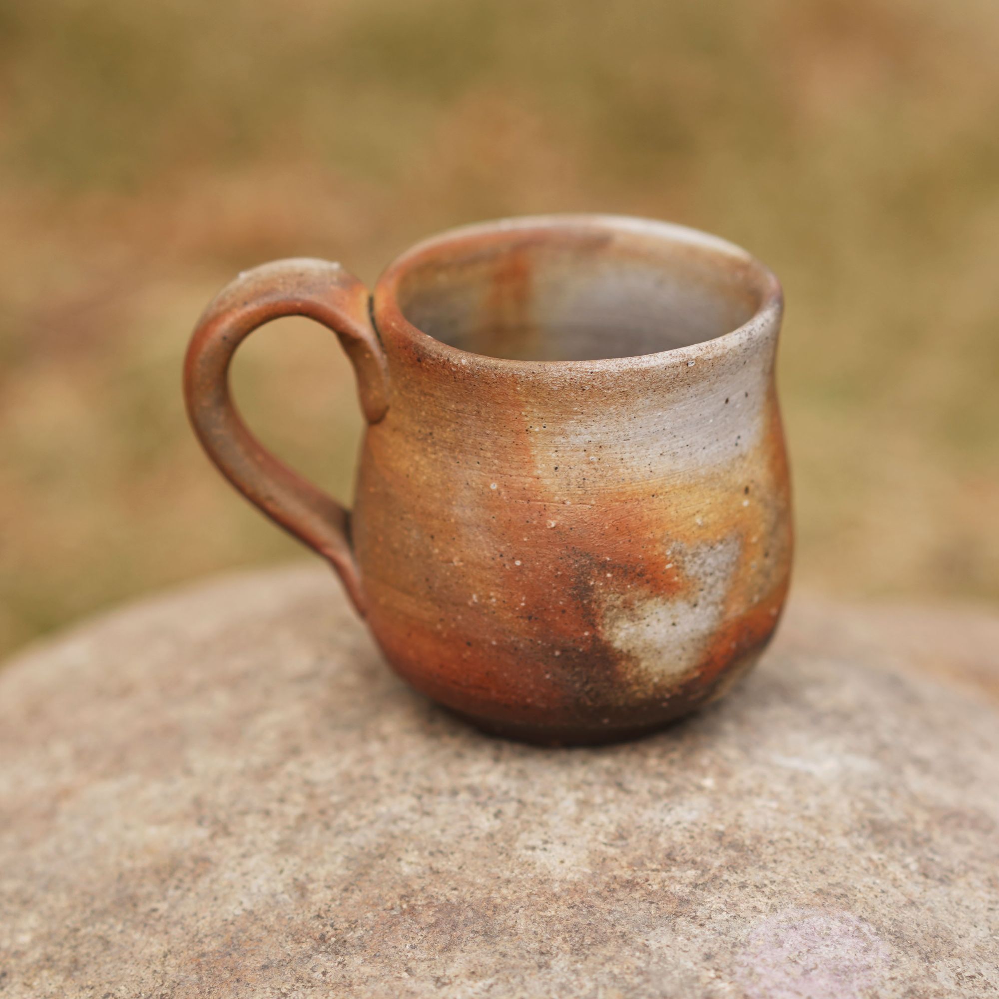 伊禾集物 日本备前烧手工匠人柴冈守 马克杯 咖啡杯 2364#