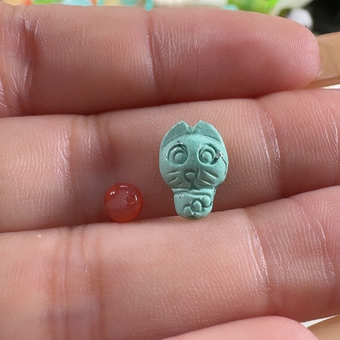 南红玛瑙未镶嵌颈饰