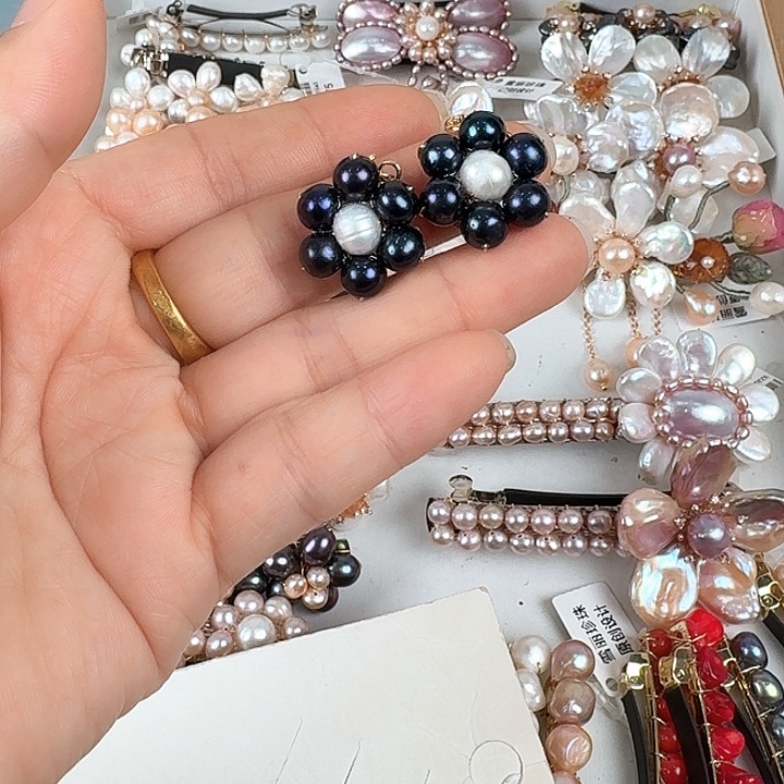 一***亿淡水珍珠发饰未镶嵌